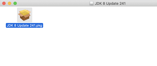Java installer on macOS